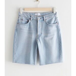 & Other Stories Precious Cut Denim Shorts New with Tag